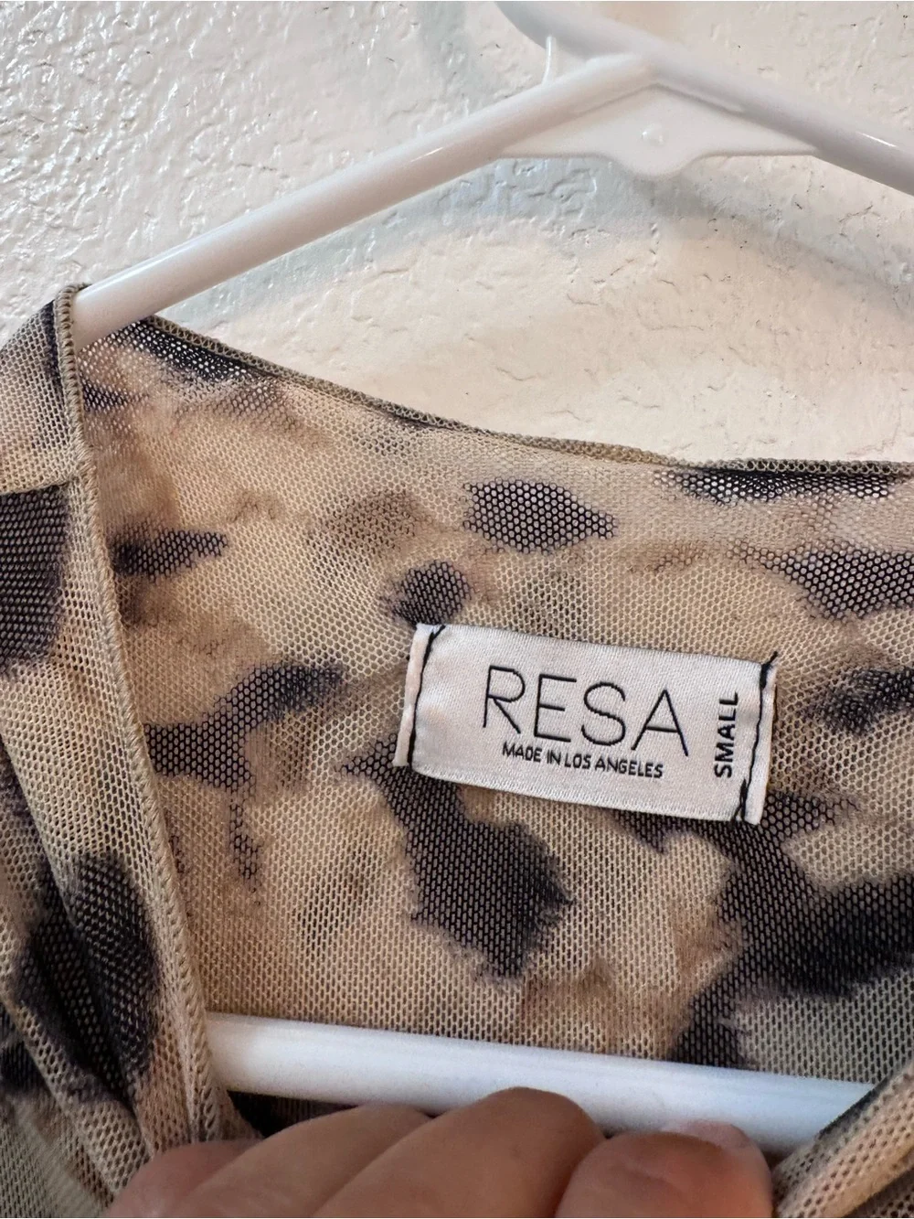 RESA The Lyon Maxi Dress In Balthazar Long Sleeve Mock Neck Leopard Print Small